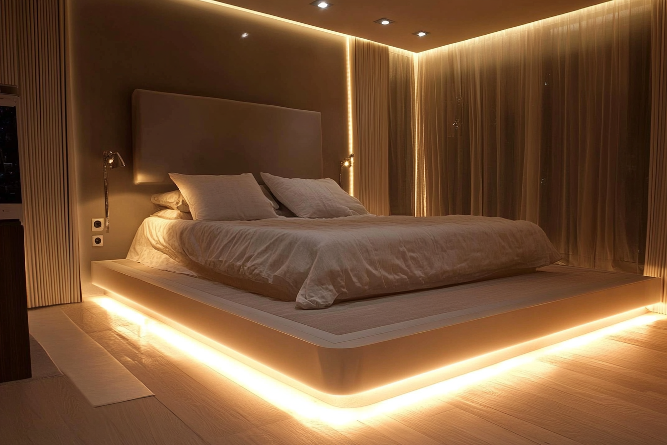 Cool Bedroom Ideas with LED Lights