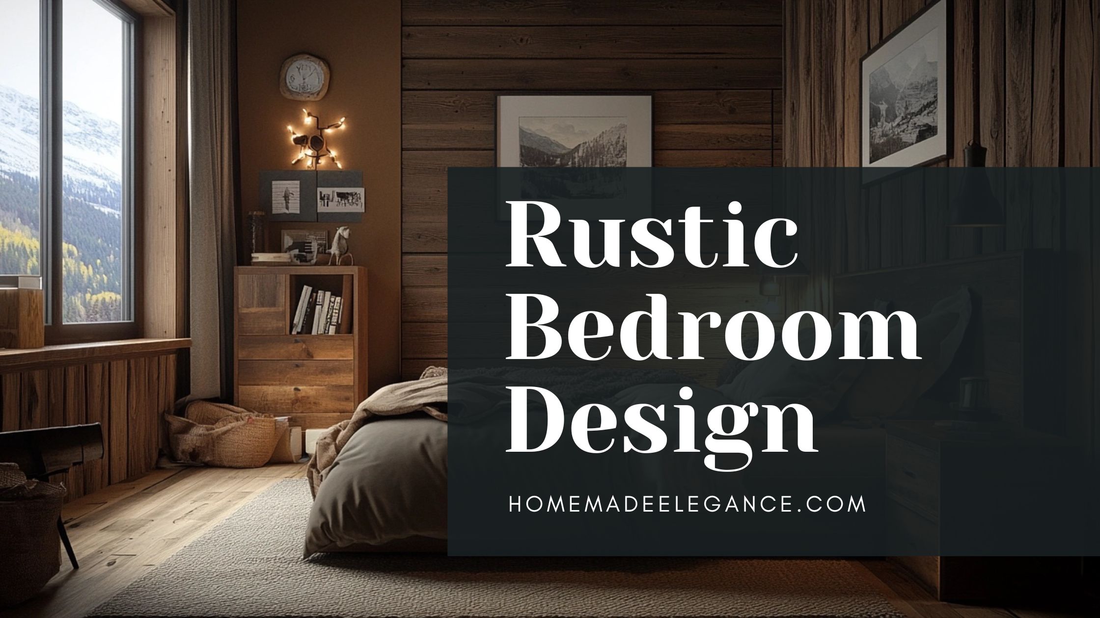 rustic bedroom design